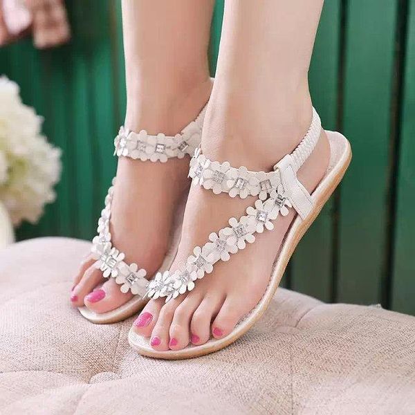 2021 women's shoes new sandals flat bottom herringbone flower diamond summer wild sandals women, Black
2021 women's shoes new sandals flat bottom herringbone flower diamond summer wild sandals women, Black