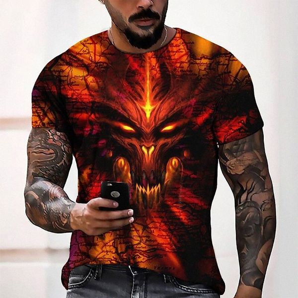men's tee t shirt 3d print graphic round neck casual daily 3d print short sleeve fashion designer cool comfortable red w1q5#, White;black
men's tee t shirt 3d print graphic round neck casual daily 3d print short sleeve fashion designer cool comfortable red w1q5#, White;black