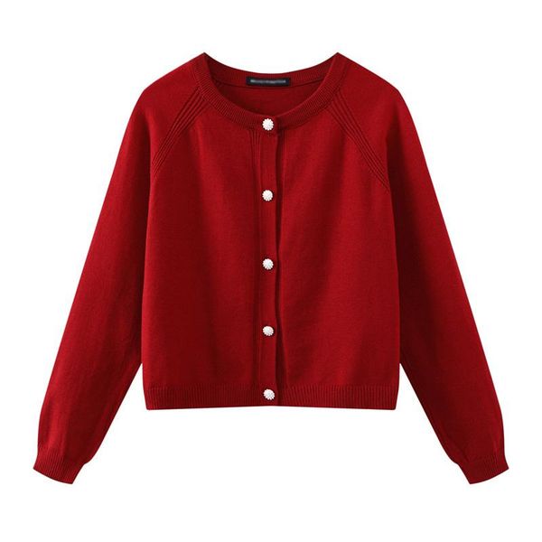 women's knits & tees slim girls soft cotton sweaters 2021 autumn fashion ladies sweet short cardigan cute women elegant knitwear female, White
women's knits & tees slim girls soft cotton sweaters 2021 autumn fashion ladies sweet short cardigan cute women elegant knitwear female, White