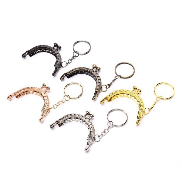 bag parts & accessories 5cm metal coin purse change frame with keychain 5 colors kiss clasp lock diy craft wallet accessaries, Black
bag parts & accessories 5cm metal coin purse change frame with keychain 5 colors kiss clasp lock diy craft wallet accessaries, Black