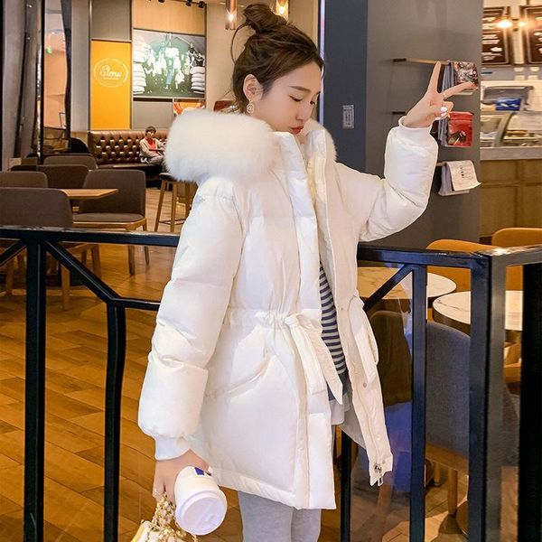 women's down & parkas women 2021 winter fashion white duck jackets female long slim thicken outwear ladies genuine fur collar hooded co, Black
women's down & parkas women 2021 winter fashion white duck jackets female long slim thicken outwear ladies genuine fur collar hooded co, Black