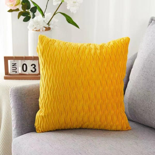 cushion/decorative pillow solid color striped luxury living room decorative cushion cover chair seat bedside square velvet throw covers 45x4 
cushion/decorative pillow solid color striped luxury living room decorative cushion cover chair seat bedside square velvet throw covers 45x4