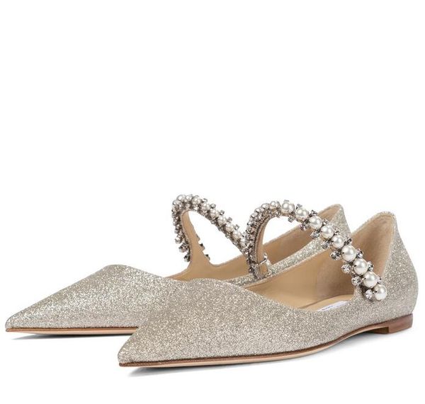 luxury romantic wedding sandal pearl baily ballet flat shoes are shining fashion pumps pointed crystal strap designer dress party shoe size, Black
luxury romantic wedding sandal pearl baily ballet flat shoes are shining fashion pumps pointed crystal strap designer dress party shoe size, Black