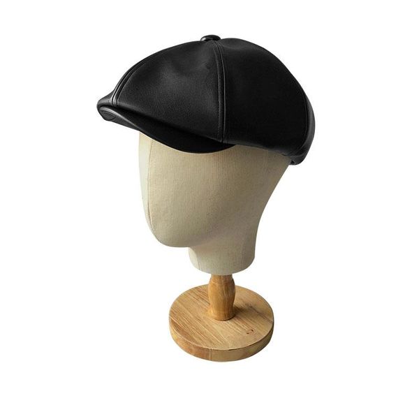 berets men hat quality fashion artist leather women winter black beret casual dome flat caps for sboy blm293, Blue;gray
berets men hat quality fashion artist leather women winter black beret casual dome flat caps for sboy blm293, Blue;gray