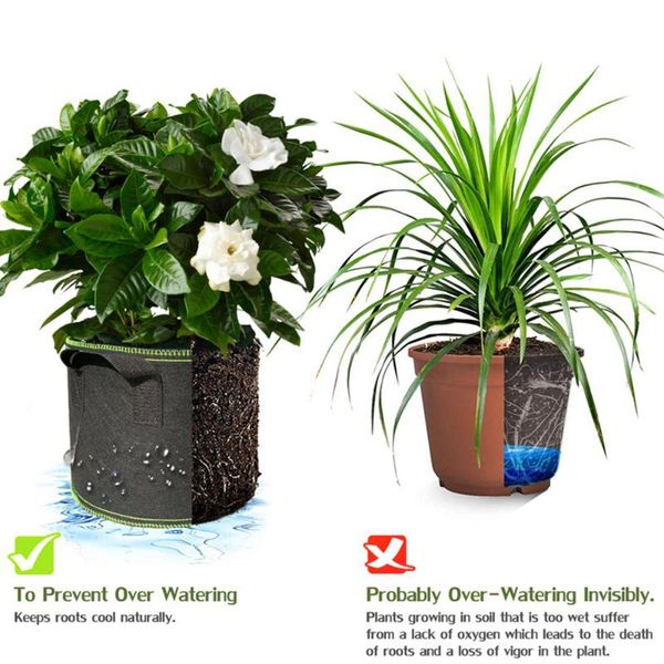 planters & pots 3/5/7 gallon garden plant grow bags gardening biodegradable nonwoven cloth pot bag vegetable,potato planter
planters & pots 3/5/7 gallon garden plant grow bags gardening biodegradable nonwoven cloth pot bag vegetable,potato planter