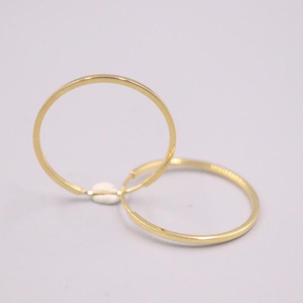 hoop & huggie real 18k yellow gold earrings for women polish finish surface 23mmdia gift small circle, Golden;silver
hoop & huggie real 18k yellow gold earrings for women polish finish surface 23mmdia gift small circle, Golden;silver