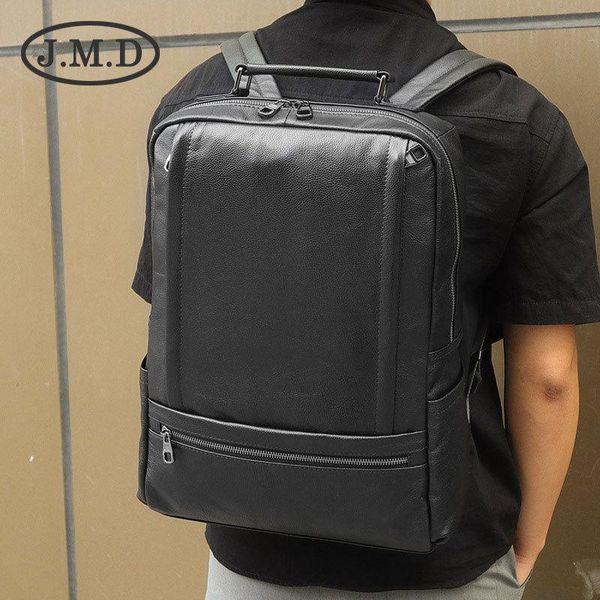 j.m.d new large travel backpack teenagers school book bag cowhide genuine leather male leisure bag men lap16" backpack
j.m.d new large travel backpack teenagers school book bag cowhide genuine leather male leisure bag men lap16" backpack