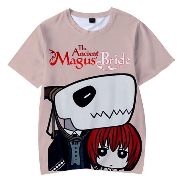 women's t-shirt the ancient magus' bride 3d t shirt short cute style sleeve men women funny harajuku children's wear, White
women's t-shirt the ancient magus' bride 3d t shirt short cute style sleeve men women funny harajuku children's wear, White