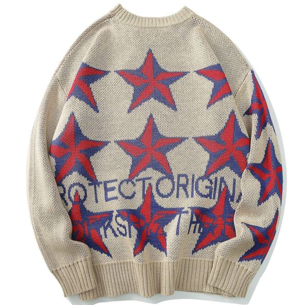 african 2021 new aden hip hop quintet alphabet knitted gothic sweater harajuku plaza fall men's shirt leisure street rx01, White;black
african 2021 new aden hip hop quintet alphabet knitted gothic sweater harajuku plaza fall men's shirt leisure street rx01, White;black
