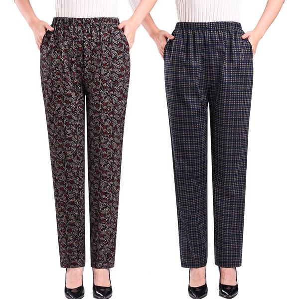 women's pants & capris middle age clothing women trousers large size trending products high waist printing spring/autumn factory outlet, Black;white
women's pants & capris middle age clothing women trousers large size trending products high waist printing spring/autumn factory outlet, Black;white