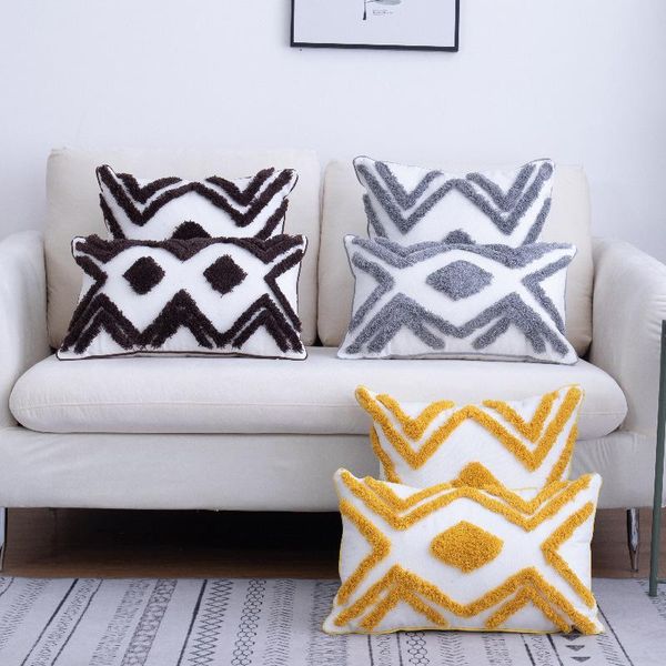 cushion/decorative pillow 1pcs 45*45cm tufted embroidery cushion cover throw pillowcover boho style cotton canvas living home decoration pil
cushion/decorative pillow 1pcs 45*45cm tufted embroidery cushion cover throw pillowcover boho style cotton canvas living home decoration pil