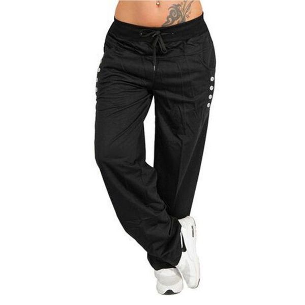 women's pants & capris women autumn winter wide leg sports loose casual trousers long womens elastic waist c0524, Black;white
women's pants & capris women autumn winter wide leg sports loose casual trousers long womens elastic waist c0524, Black;white