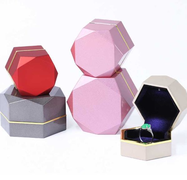 jewelry pouches, bags 30pcs hexagon led light ring box pendant necklace boxes engagement wedding display storage case wholesale, Pink;blue
jewelry pouches, bags 30pcs hexagon led light ring box pendant necklace boxes engagement wedding display storage case wholesale, Pink;blue