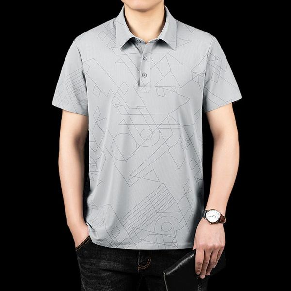 men's polos men print shirt cotton short sleeve man shirts summer fashion office clothes casual, White;black
men's polos men print shirt cotton short sleeve man shirts summer fashion office clothes casual, White;black