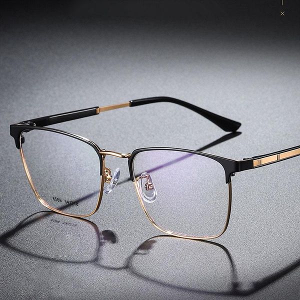 fashion sunglasses frames full rim metal frame glasses for male business style square arrival fashional optical and myopia spectacles, Black
fashion sunglasses frames full rim metal frame glasses for male business style square arrival fashional optical and myopia spectacles, Black