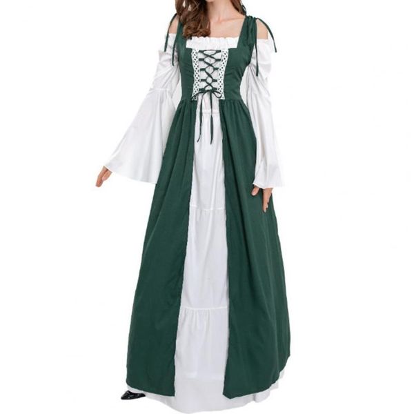 casual dresses halloween dress cosplay women maxi square neck royal vintage tight waist vestido robe, Black;gray
casual dresses halloween dress cosplay women maxi square neck royal vintage tight waist vestido robe, Black;gray