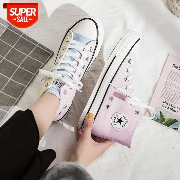 2021 new breathable patchwork shoes brand lovely girls canvas thick heel sneakers designer high espadrilles flat for femme #8c8t
2021 new breathable patchwork shoes brand lovely girls canvas thick heel sneakers designer high espadrilles flat for femme #8c8t