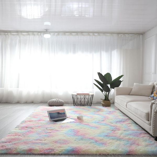 carpets big size rainbow plush carpet for living room shaggy tie-dye fluffy rug thick bed anti-slip soft kids floormat
carpets big size rainbow plush carpet for living room shaggy tie-dye fluffy rug thick bed anti-slip soft kids floormat