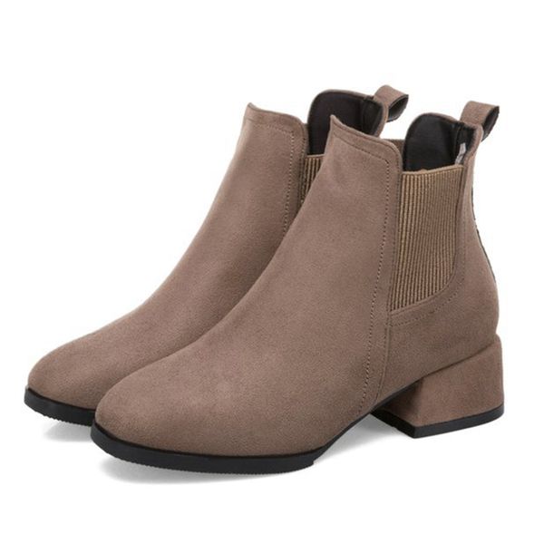 2020 women boots autumn flock ankle boots comfortable slip-on round toe square heel solid casual black/camel booties women shoes
2020 women boots autumn flock ankle boots comfortable slip-on round toe square heel solid casual black/camel booties women shoes