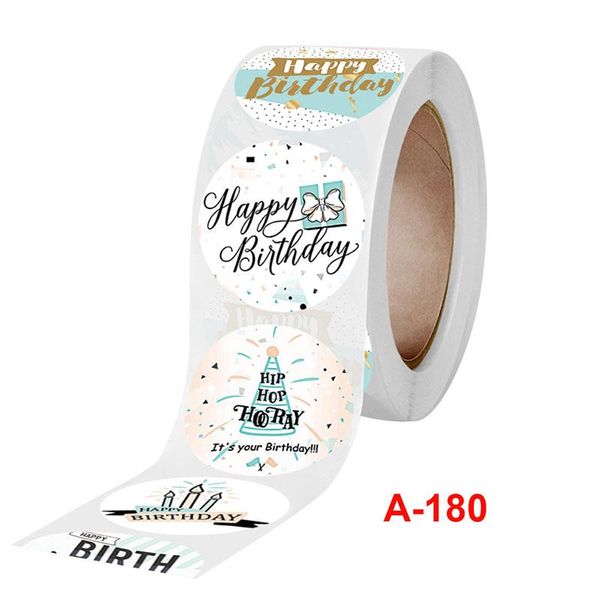 gift wrap 500pcs/roll happy birthday packaging seal labes round shape stationery sticker cartoon pattern diy hand account
gift wrap 500pcs/roll happy birthday packaging seal labes round shape stationery sticker cartoon pattern diy hand account