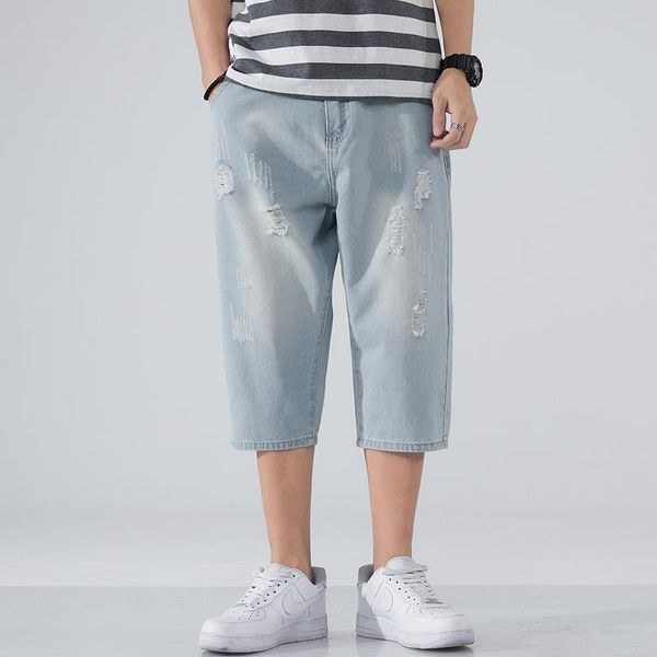 men's shorts 2021men's denim summer fashion slim hole short jeans brand clothes for men, White;black
men's shorts 2021men's denim summer fashion slim hole short jeans brand clothes for men, White;black