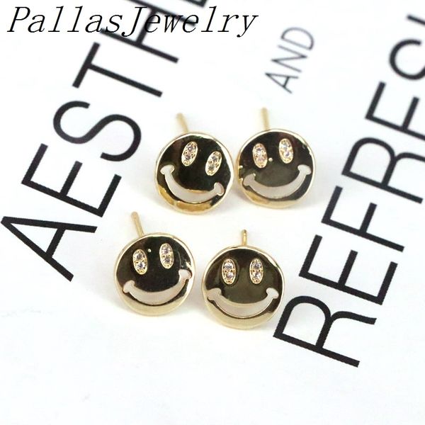 10pairs,minimalist gold filled jewelry cute smile stud earrings fashion mini face ear studs for women lady good mood every, Golden
10pairs,minimalist gold filled jewelry cute smile stud earrings fashion mini face ear studs for women lady good mood every, Golden