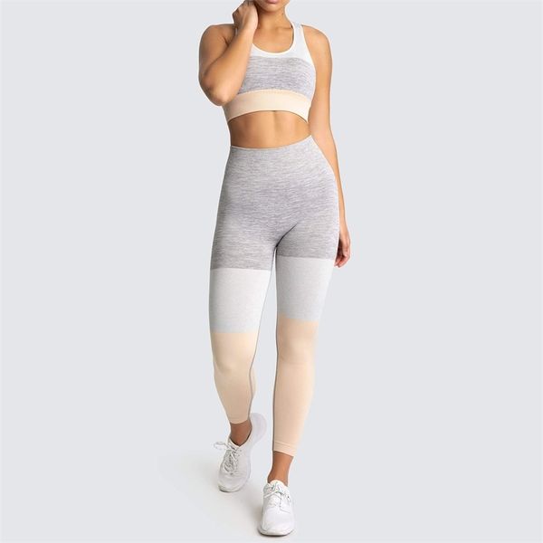 2 pieces/seamless knitted yoga 2-piece set contrasting colors stitching running suit women's tracksuit jogging, White;red
2 pieces/seamless knitted yoga 2-piece set contrasting colors stitching running suit women's tracksuit jogging, White;red