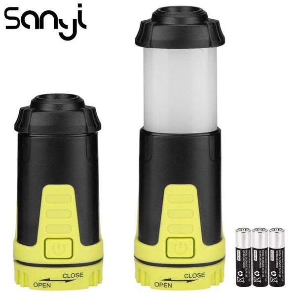 sanyi 5 modes camping lamp by 3* battery multifunctional retractable portable lantern mini tent light torch
sanyi 5 modes camping lamp by 3* battery multifunctional retractable portable lantern mini tent light torch