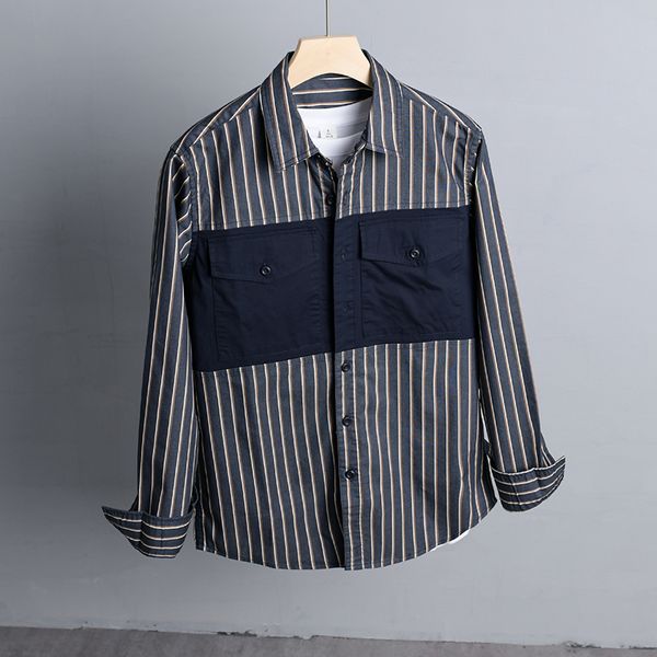 new 2021 nova chegada manga longa de algodo puro moda confortvel camisas masculinas casuais retalhos camisa dos homens 965r, White
new 2021 nova chegada manga longa de algodo puro moda confortvel camisas masculinas casuais retalhos camisa dos homens 965r, White