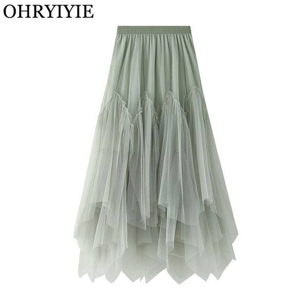 ohryiyie women irregular long tulle skirts ladies high waist ankle-length tutu maxi beige green female faldas jupe femme 210629, Black
ohryiyie women irregular long tulle skirts ladies high waist ankle-length tutu maxi beige green female faldas jupe femme 210629, Black