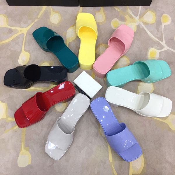 2021 with box women rubber high heel slide sandal 5.5cm platform slipper pink green candy colors outdoor beach slides slippers flip flops, Black
2021 with box women rubber high heel slide sandal 5.5cm platform slipper pink green candy colors outdoor beach slides slippers flip flops, Black