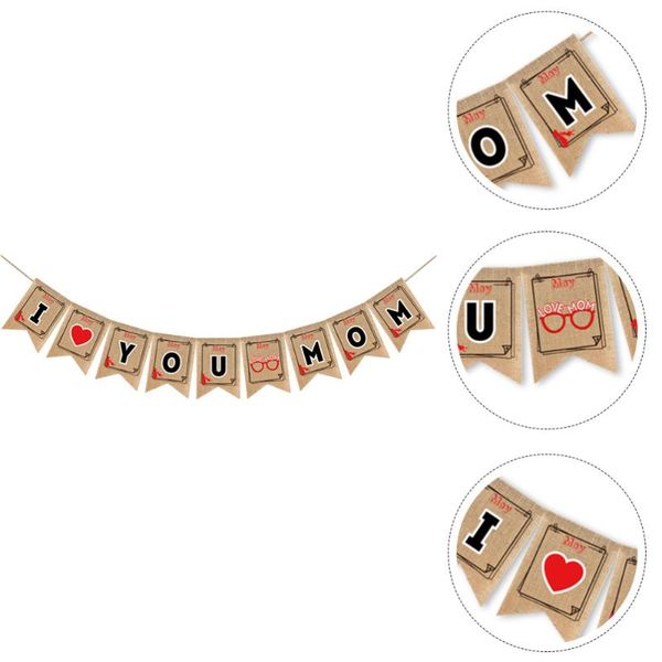 1pc mother's day burlap banner hanging garland mother's day party decoration
1pc mother's day burlap banner hanging garland mother's day party decoration