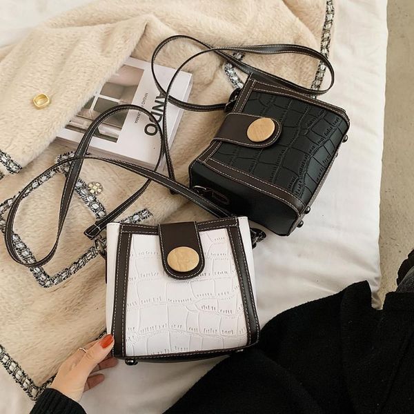 shoulder bags fashion hit color messenger bag women portable travel stone pattern small pu leather street bucket totes handbags
shoulder bags fashion hit color messenger bag women portable travel stone pattern small pu leather street bucket totes handbags