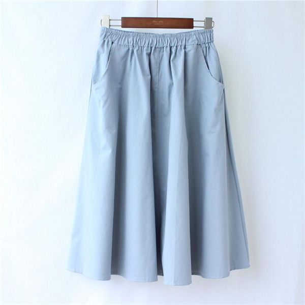 skirts women fashion pockets female casual midi skirt elastic waist solid color empire a-line cotton re2404, Black
skirts women fashion pockets female casual midi skirt elastic waist solid color empire a-line cotton re2404, Black