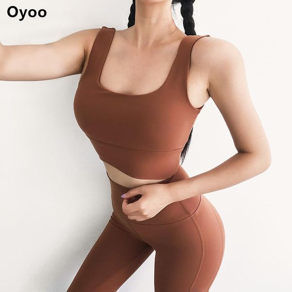 oyoo high qualilty caramel yoga set gym clothing retro blue sports wear for women high waist leggings+ impact gym bra, White;red
oyoo high qualilty caramel yoga set gym clothing retro blue sports wear for women high waist leggings+ impact gym bra, White;red