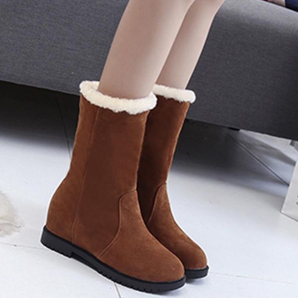 boots snow women thick plush mid calf solid color winter shoes woman fashion for ladies girls female footwear, Black
boots snow women thick plush mid calf solid color winter shoes woman fashion for ladies girls female footwear, Black