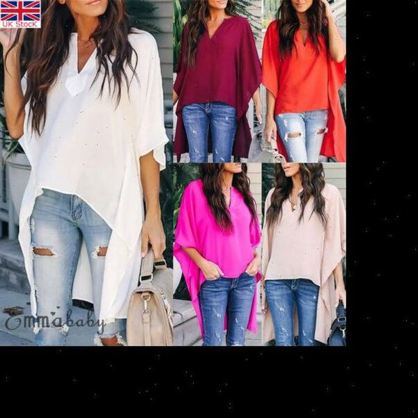 2021 women short flare sleeve solid blouses ladies summer casual irregular v neck beach loose shirts elegant plus size 2xl, White
2021 women short flare sleeve solid blouses ladies summer casual irregular v neck beach loose shirts elegant plus size 2xl, White