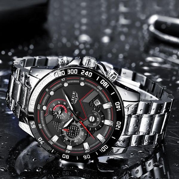 wristwatches relogio masculino 2021 lige fashion business mens watches watch men military all steel waterproof quartz clock, Slivery;brown
wristwatches relogio masculino 2021 lige fashion business mens watches watch men military all steel waterproof quartz clock, Slivery;brown