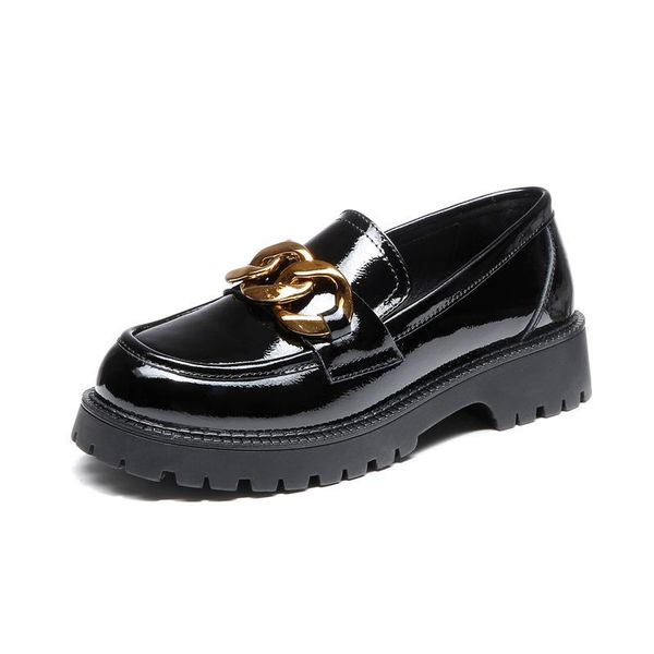 japanese lolita gothic shoes gold chain 100% geniune leather platform slip-on oxford loafers pumps retro mary janes ladies shoes, Black
japanese lolita gothic shoes gold chain 100% geniune leather platform slip-on oxford loafers pumps retro mary janes ladies shoes, Black