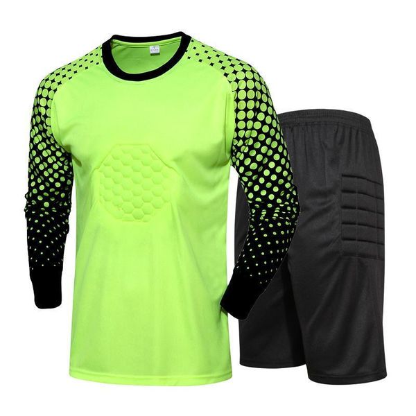 2021 new long sleeves goalkeeper soccer jerseys men kit custom name soccer sets football tracksuits kit 008, Black
2021 new long sleeves goalkeeper soccer jerseys men kit custom name soccer sets football tracksuits kit 008, Black