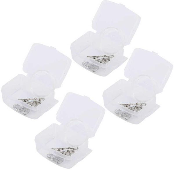fishing hooks jig hook 4 box silver high carbon steel fishhook wire leader leashes for seafishing line
fishing hooks jig hook 4 box silver high carbon steel fishhook wire leader leashes for seafishing line