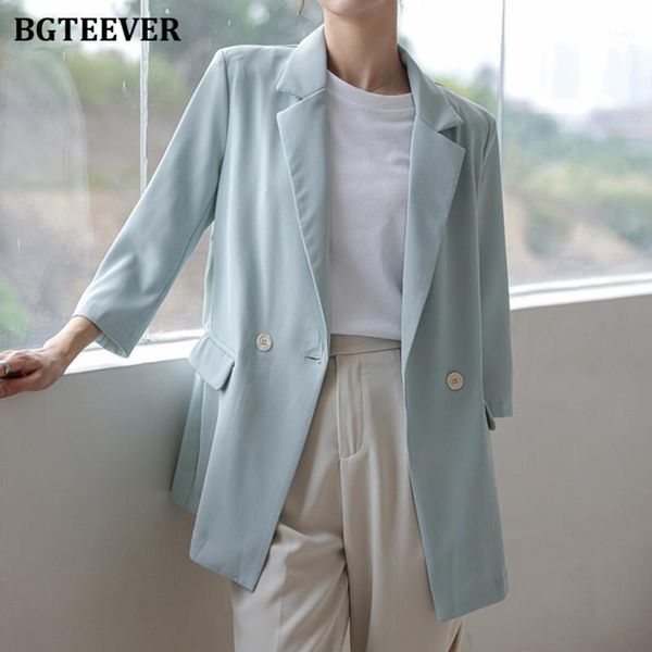 women's suits & blazers bgteever summer loose women double breasted blazer casual notched collar full sleeve ladies suit jacket solid o, White;black
women's suits & blazers bgteever summer loose women double breasted blazer casual notched collar full sleeve ladies suit jacket solid o, White;black