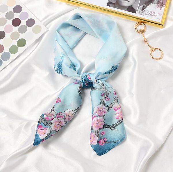 scarves yishine 70x70cm 2021 elegant plum flowers print square scarf women bandana hairband lady head wraps female shawl neckerchief, Blue;gray
scarves yishine 70x70cm 2021 elegant plum flowers print square scarf women bandana hairband lady head wraps female shawl neckerchief, Blue;gray