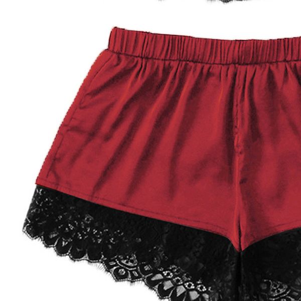 new women sexyy nightwear lace floral lingerie v-neck sling thin straps vest elastic high waist sleeping pants sleepwear sets, Red;black
new women sexyy nightwear lace floral lingerie v-neck sling thin straps vest elastic high waist sleeping pants sleepwear sets, Red;black