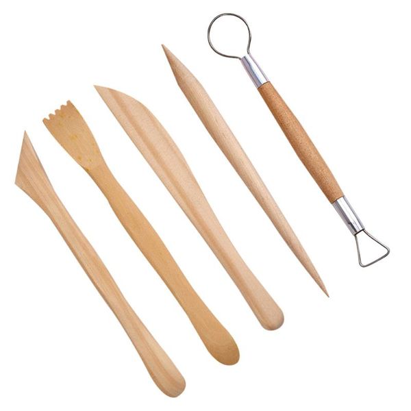 craft tools 5pcs pottery tool kit wooden sculpting modeling trimming ceramics carving
craft tools 5pcs pottery tool kit wooden sculpting modeling trimming ceramics carving