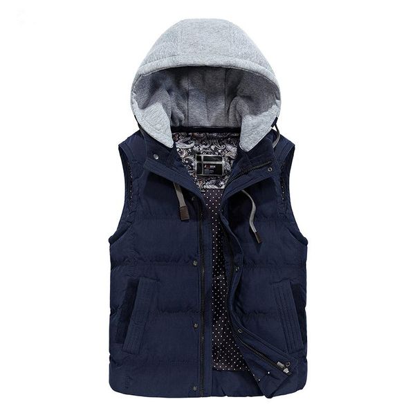 men's vests 2021 winter men hooded vest detachable hood multi colored cotton plus size sleeveless jackets hip hop down for, Black;white
men's vests 2021 winter men hooded vest detachable hood multi colored cotton plus size sleeveless jackets hip hop down for, Black;white