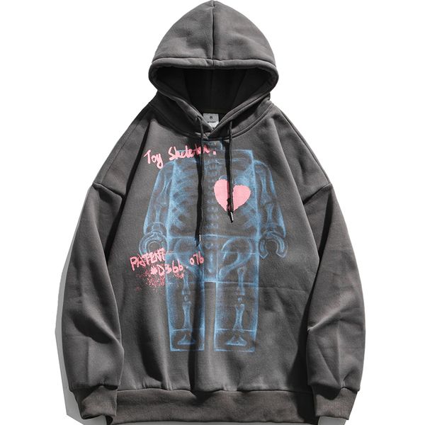 2021 streetwear hoodie men vintage x-ray pattern hip hop harajuku hooded 100% cotton sweatshirt autumn new women man hoodies vukq, Black
2021 streetwear hoodie men vintage x-ray pattern hip hop harajuku hooded 100% cotton sweatshirt autumn new women man hoodies vukq, Black
