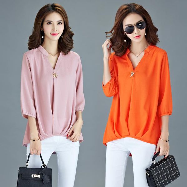 women's blouses & shirts 5xl plus big size blusas feminina 2021 korean spring autumn women black white pink chiffon blouse thin female
women's blouses & shirts 5xl plus big size blusas feminina 2021 korean spring autumn women black white pink chiffon blouse thin female