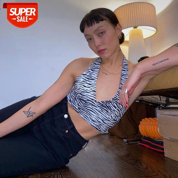 harajuku zebra print sleeveless backless fashion tank women summer leisure halter female club party crop#sd3g, White
harajuku zebra print sleeveless backless fashion tank women summer leisure halter female club party crop#sd3g, White