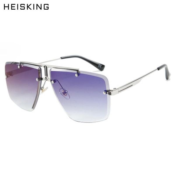 sunglasses heisking square rimless men 2021 fashion sun glasses shades women uv400 zonnebril eyewear, White;black
sunglasses heisking square rimless men 2021 fashion sun glasses shades women uv400 zonnebril eyewear, White;black